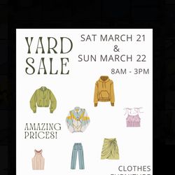 Free Curb Pick up North Hollywood Yard Sale Garage Clothes