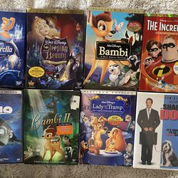 Disney DVDs lot of 9