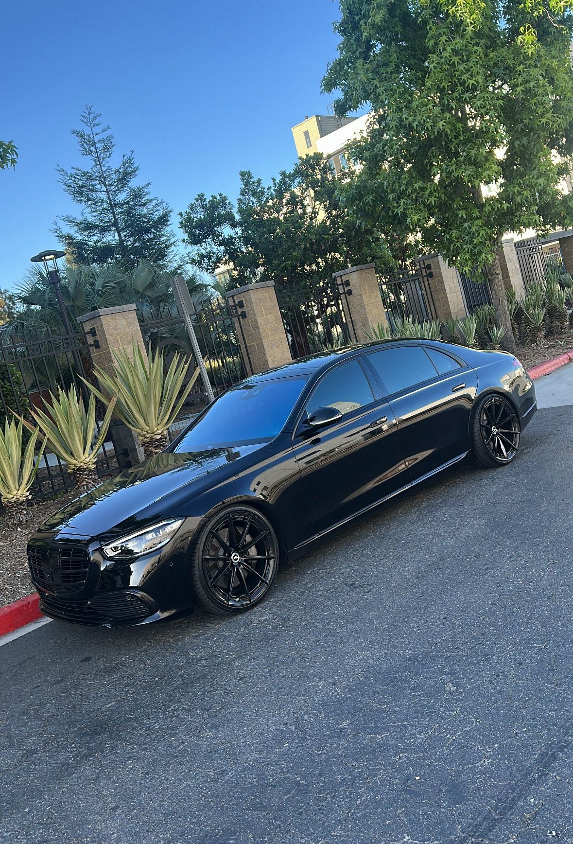 22" Vorsteiner VFX 001 Black 5x112 Wheels Rims Mercedes Sclass