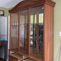 China Cabinet With Glass Sets