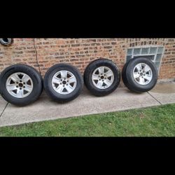 4 Tires with 17" GM Rims – Ready to Roll! P265/70R17