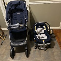 chicco bravo car seat and stroller combo