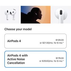 Airpods 4 With Activate Noise, Cancellation