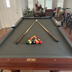 Buckhorn 8’ “Gazelle Model” Pool Table