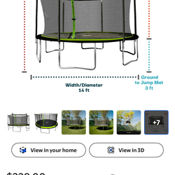 Trampoline bouncer 14 ft