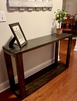 Entryway Console Table Made To Order 