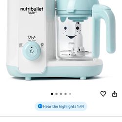 nutribullet Baby Steam + Blend, White/Blue