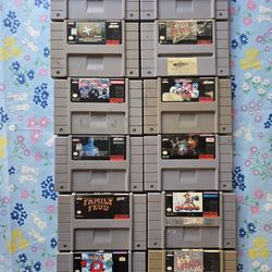 12 SNES games for $80