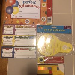 Teacher Award Certificates, Classroom Decor