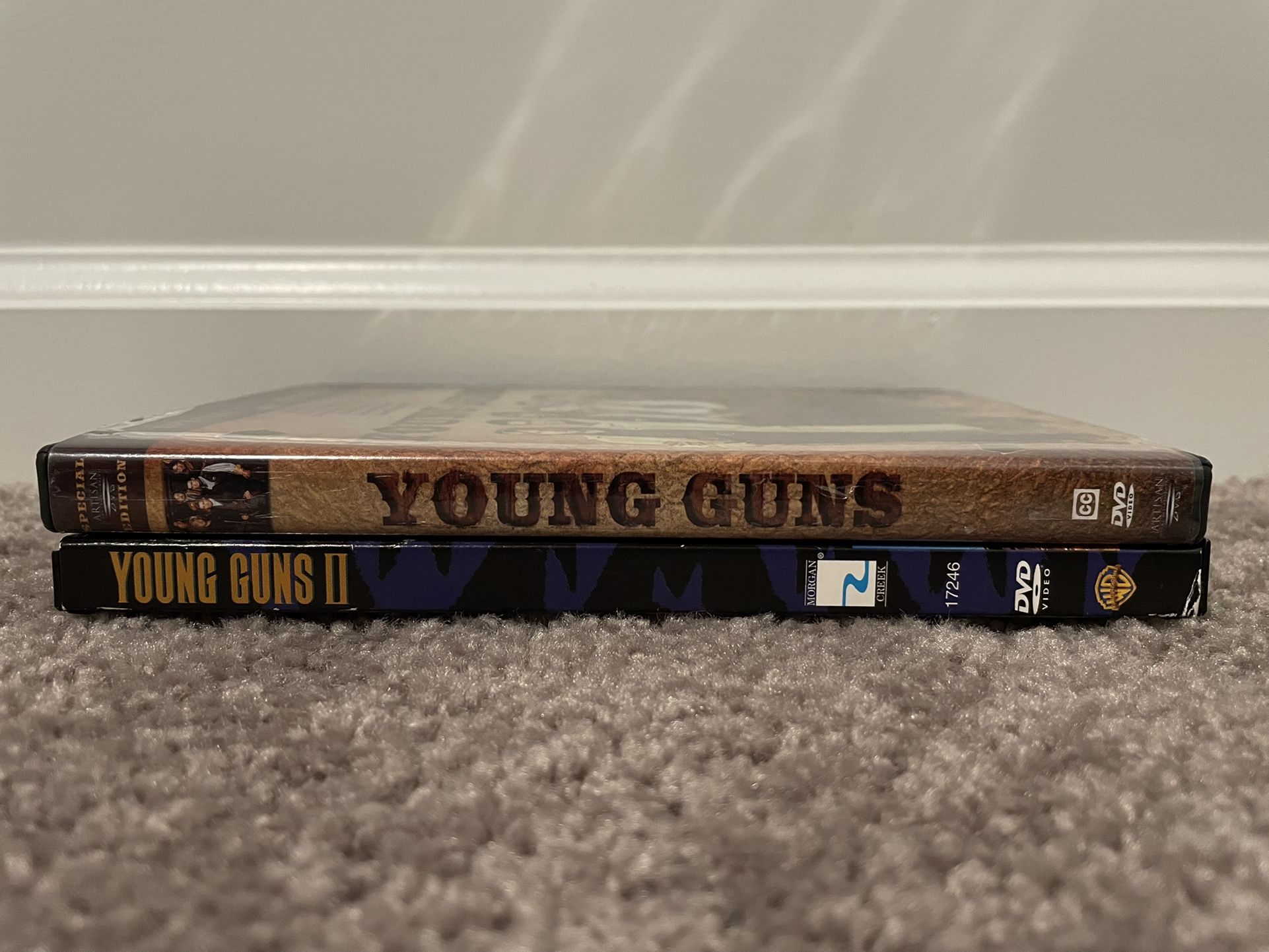 Young Guns 1 and 2 dvds