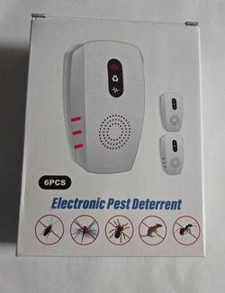 2026 Upgraded Ultrasonic Indoor Pest Repeller, 3-Mode Mouse Traps, 6 PackElectronic Plug-in Rodent & Insect Deterrent for Mouse, Rat, Roach, Ant, Spid
