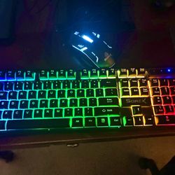 RGB Gaming Keyboard + Mouse Combo – Brand New Wired Set