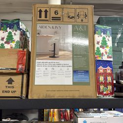 AIDEN & IVY HEIGHT ADJUSTABLE GAS LIFT BAR STOOL 