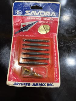 Vintage Savora Hunting Archery Heads