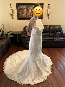 White Wedding Dress Size 10