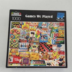 Games We Played 1000 Piece Jigsaw Puzzle