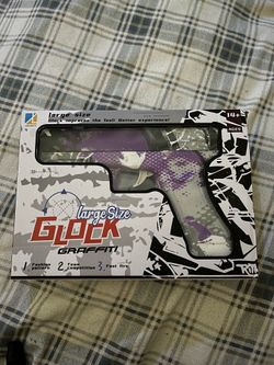 Glock Graffiti Large Size Jell Blaster Toy Pistols X2