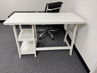 White Desk For Working Or Sitting Eating Lunch Your Choice