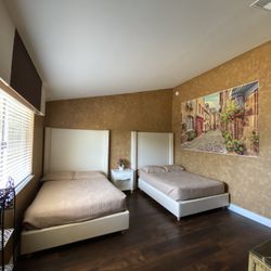 Custom Queen Sized Beds x 2