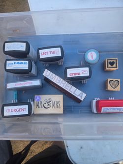 Mixed Lot of Rubber Stamps