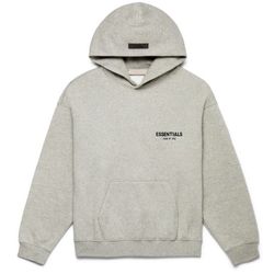 S L Essentials Fear Of God Dark Oatmeal Hoodie