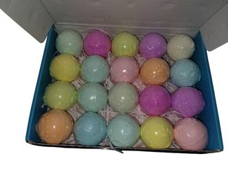Natural Scented Bath Bombs 20 Pcs