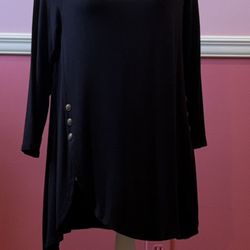 Emerald Woman’s Black Casual Top L