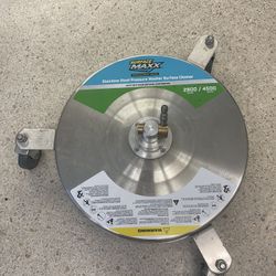 SurfaceMaxx Pro Rotating Surface Cleaner Pressure Washer Attachment 