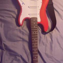 Electric Guitar And Amplifier 