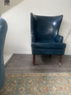 Leather chair set of two
