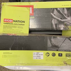 Ryobi 10” Table Saw With Steel Stand RST12