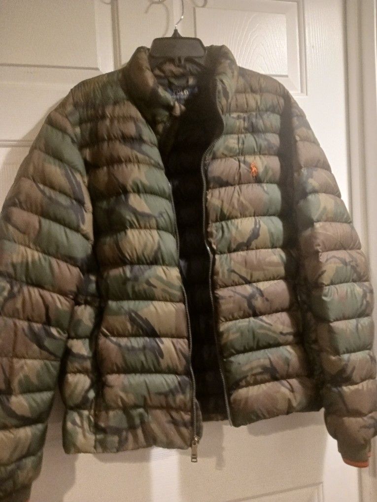 Polo Ralph Lauren Camo Puffer Jacket 