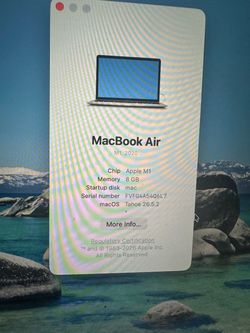 Mac Book Air M1 8GB