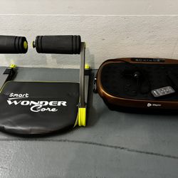 Core Workout- Vibration Plate, Smart Wonder Core Machine and Standing Core Board- Best Offer!