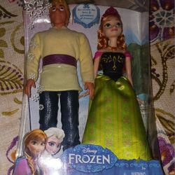 Disney Frozen Anna Of Arendelle And Kristoff - Set Of 2