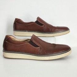 Johnston & Murphy "McGuffey" Woven Men's 8M Slip On Casual Shoes