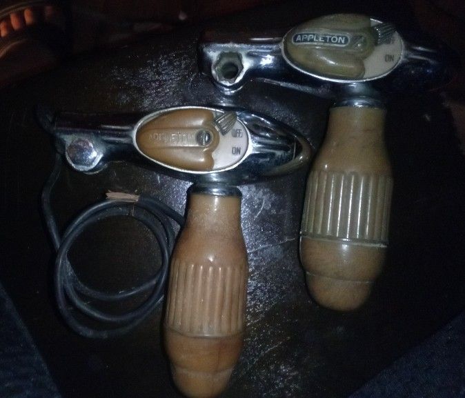 Vintage Appleton Spotlight Handles