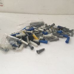 Assorted Wall Anchors. Plastic