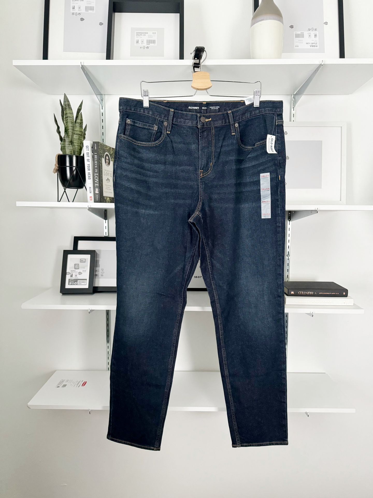 New! men’s Old Navy athletic tapered jeans. Size 38/34. Brand new with tags never worn. 