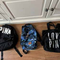 VS Pink XL backpack  Medium Backpk and tote 20.00 For All!