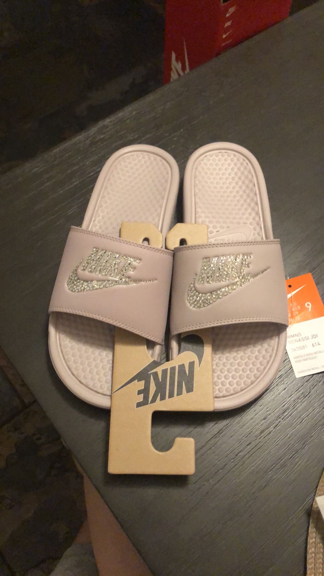 Bling Nike Slides Women s shoes
