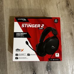HyperX Stinger 2 wired headphone - brand new unopened -$20