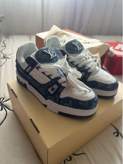 New LV Blue Shoes Size 8