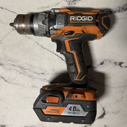 Ridgid Hammer Drill With Battery 