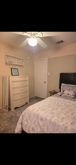 IKEA upholstery bed frame and mattress