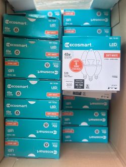 LED Candelabra Light Bulbs – New in Box – Multiple Packs Available