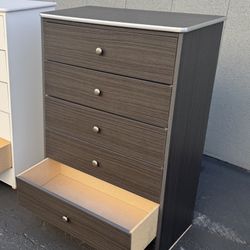 White Chest Five Drawer Dresser New! 