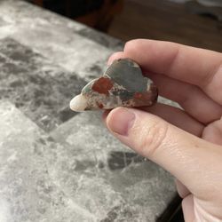 Bloodstone Crystal Cloud Carving