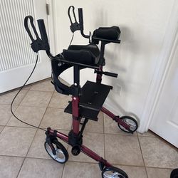 Upright Light Weight Walker Adjustable And Foldable Just Assembled 
