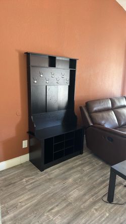 Hall Tree with Bench